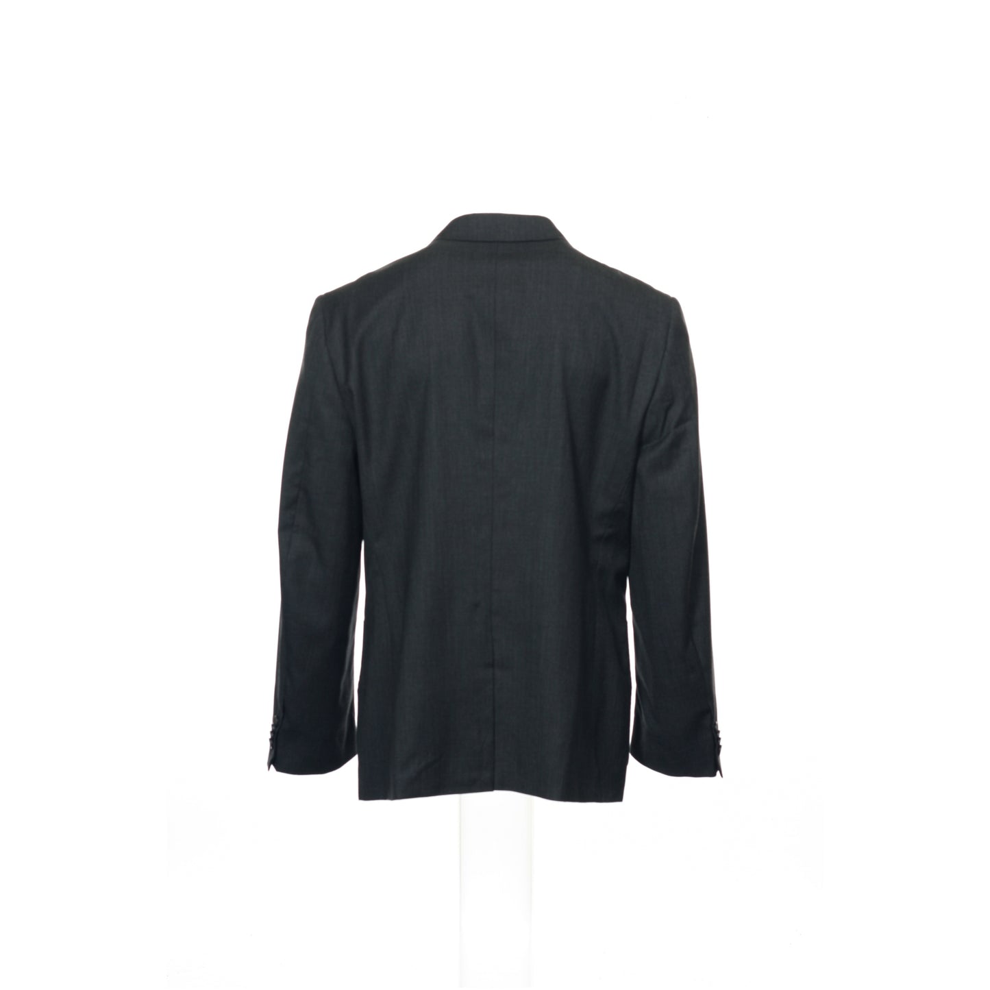 Liz Claiborne LUXE Mens Charcoal Wool/Silk Blend 2 Button Sport Coat Jacket