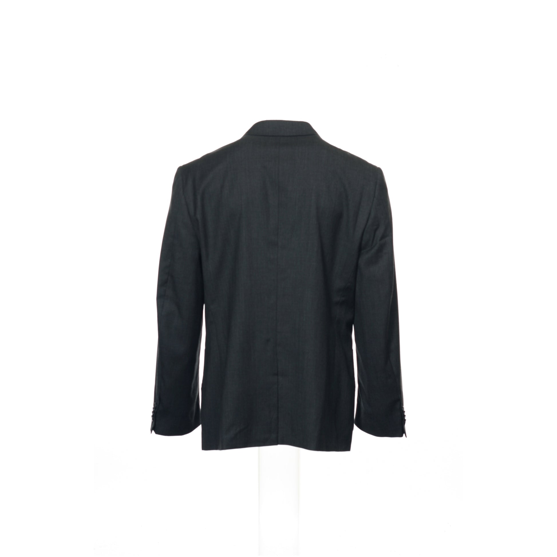 Liz Claiborne LUXE Mens Charcoal Wool/Silk Blend 2 Button Sport Coat Jacket