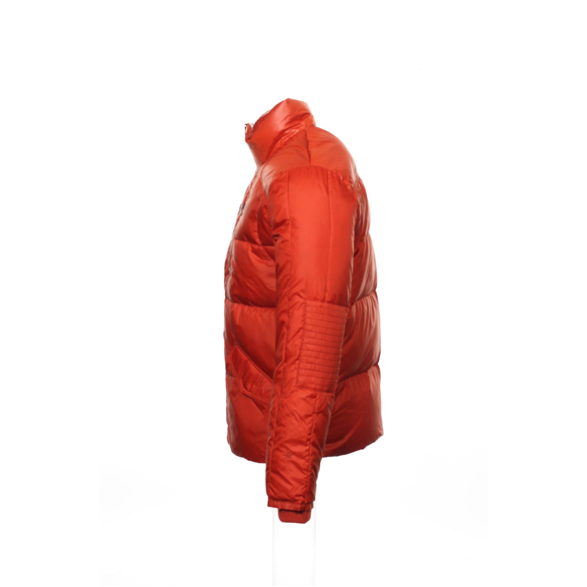 Converse Black Canvas Mens Rust Sherpa Down Insulated Jacket Puffer