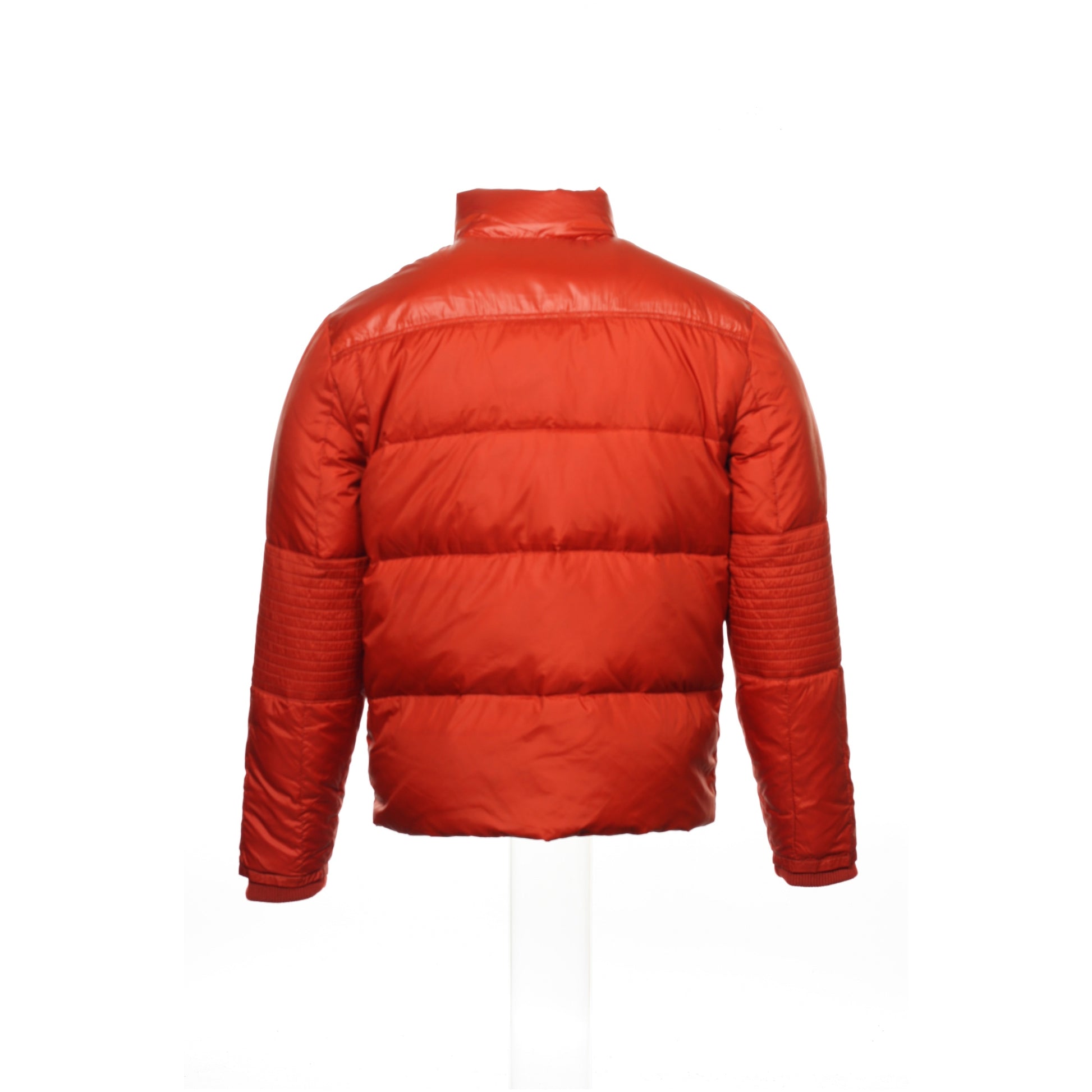 Converse Black Canvas Mens Rust Sherpa Down Insulated Jacket Puffer