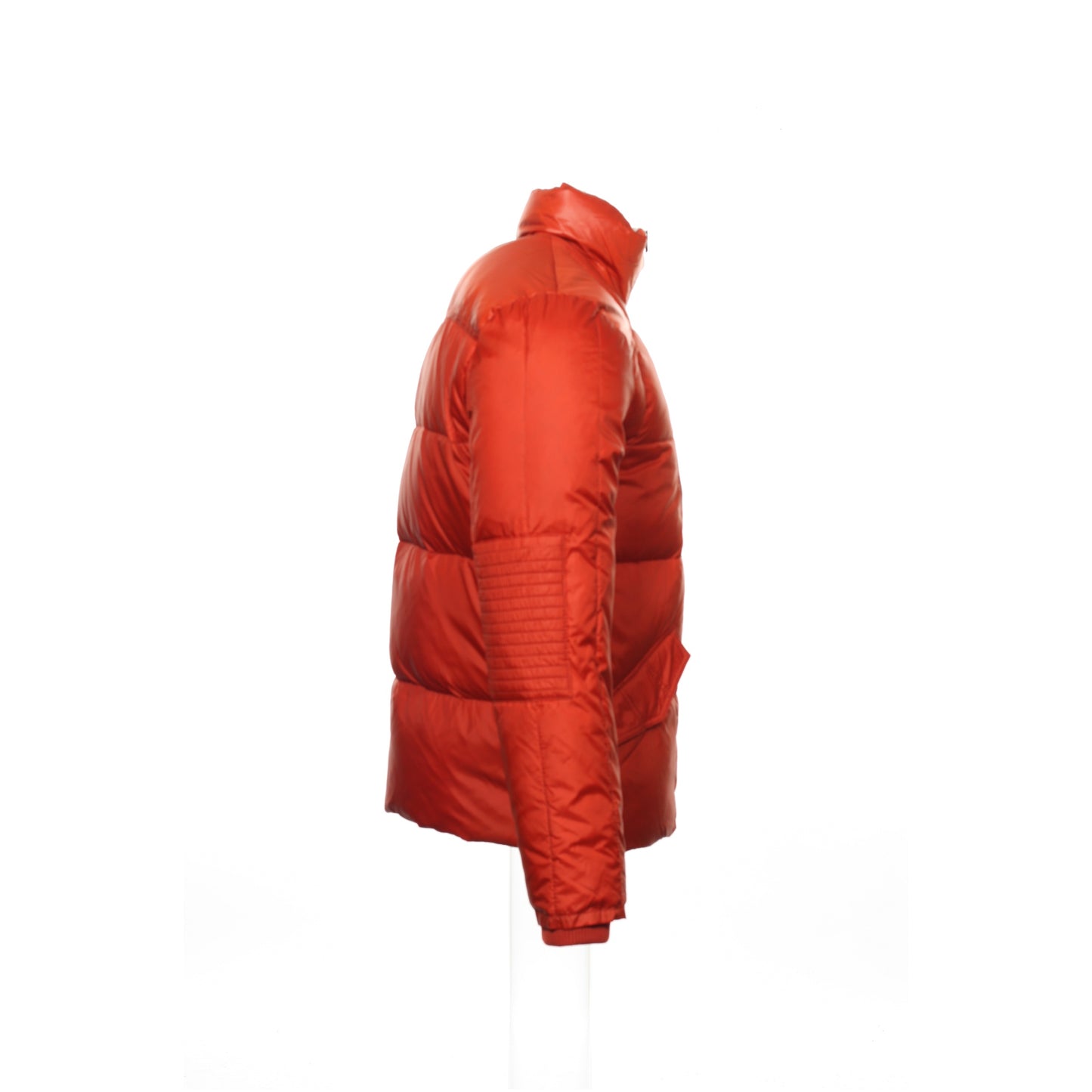 Converse Black Canvas Mens Rust Sherpa Down Insulated Jacket Puffer