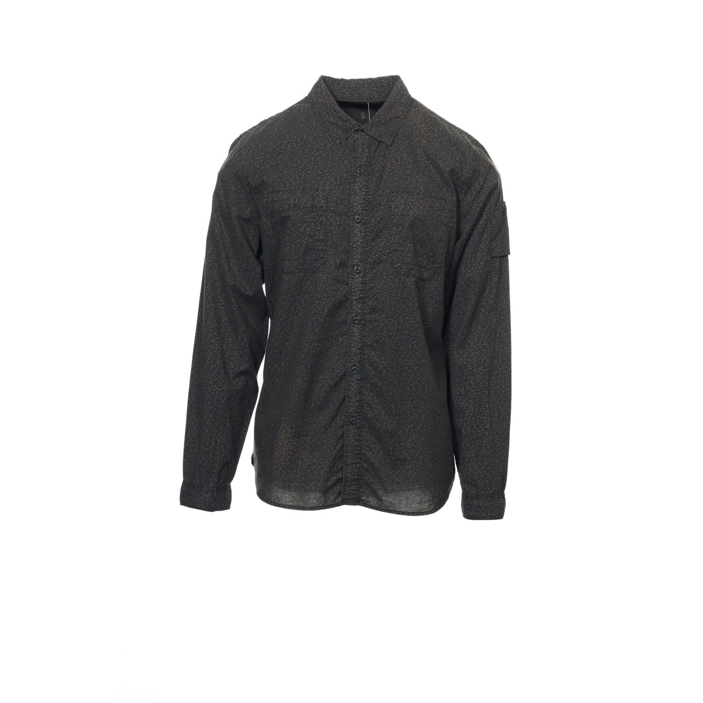 Converse Black Canvas Men's Black Floral Button Down Shirt