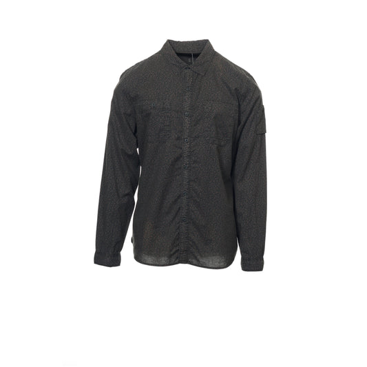 Converse Black Canvas Men's Black Floral Button Down Shirt