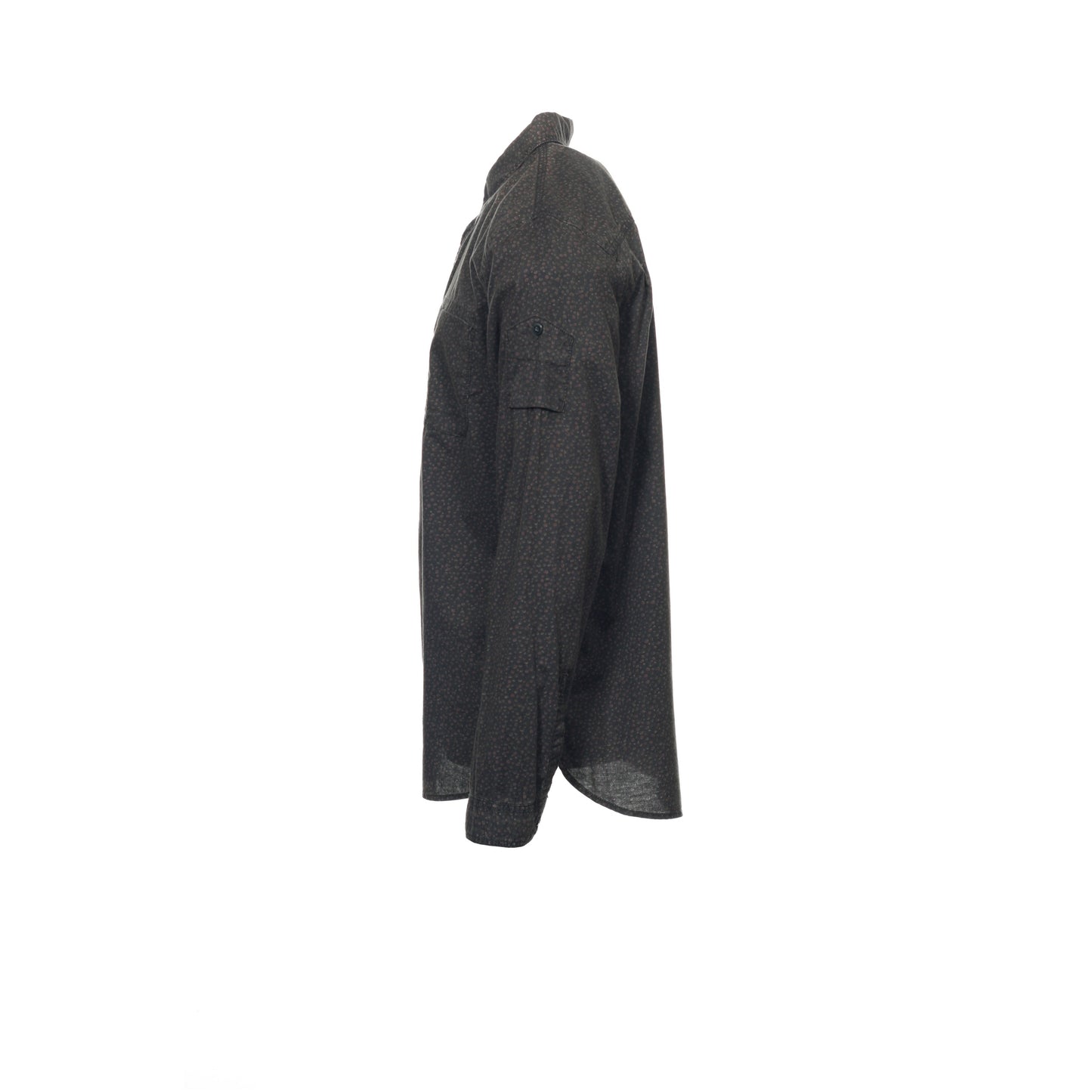 Converse Black Canvas Men's Black Floral Button Down Shirt