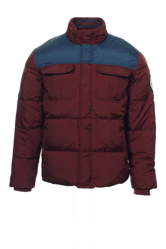 Converse Chuck Taylor All Stars Men's Wine Color Block Down Insulated Jacket
