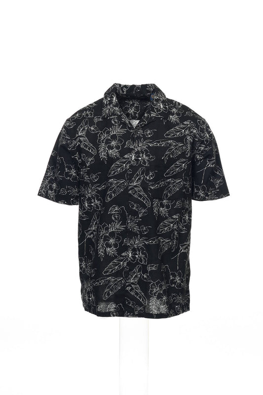 Club Room Men's Black Camp Shirt