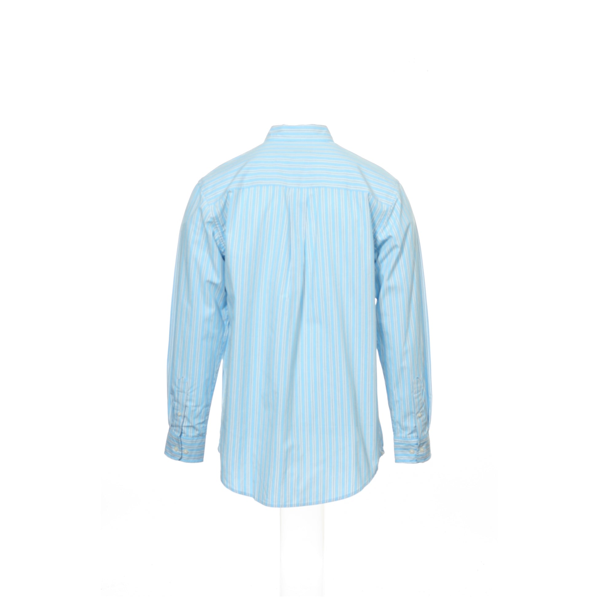 Club Room Men's Light Blue Micro Striped Button Down Shirt