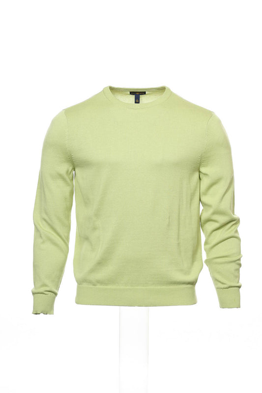 Club Room Men's Light Green Crew Neck Sweater