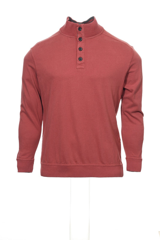 Club Room Men's Mauve Pullover Shirt