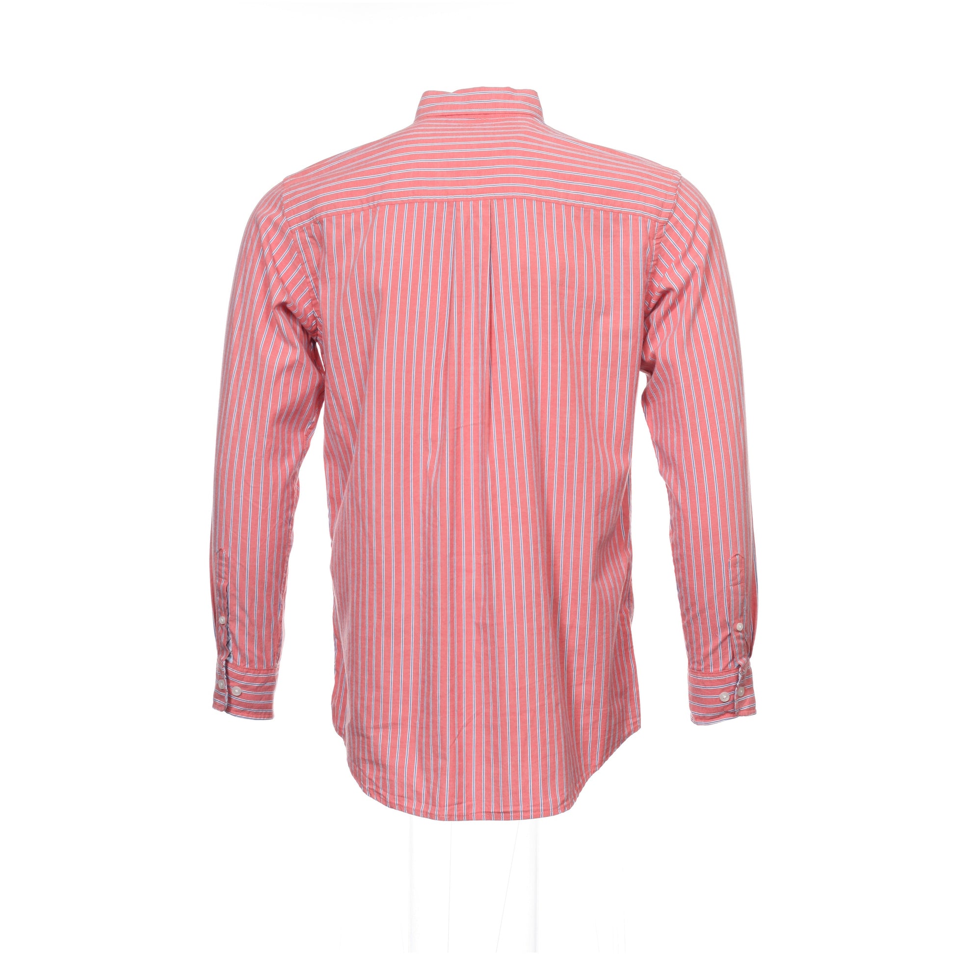 Club Room Men's Mauve Vertical Striped Button Down Shirt