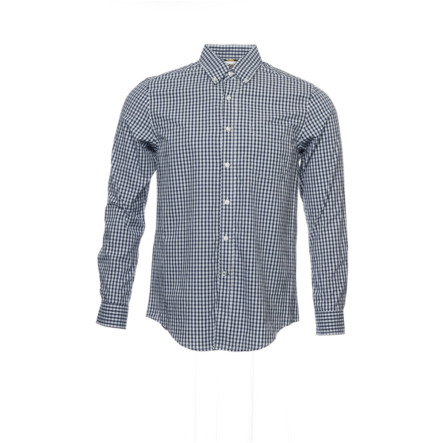 Club Room Men's Blue Window Pane Button Down Shirt