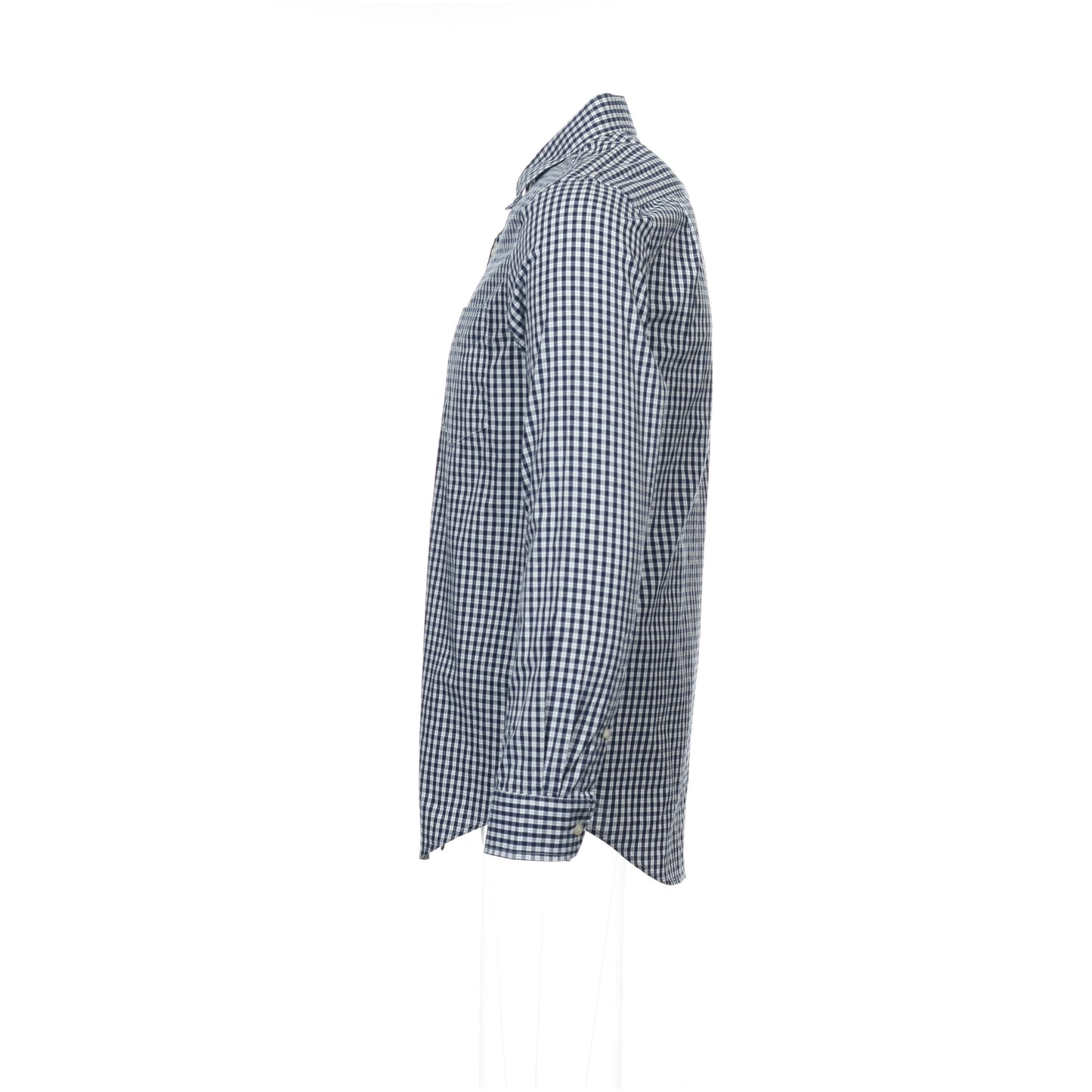 Club Room Men's Blue Window Pane Button Down Shirt