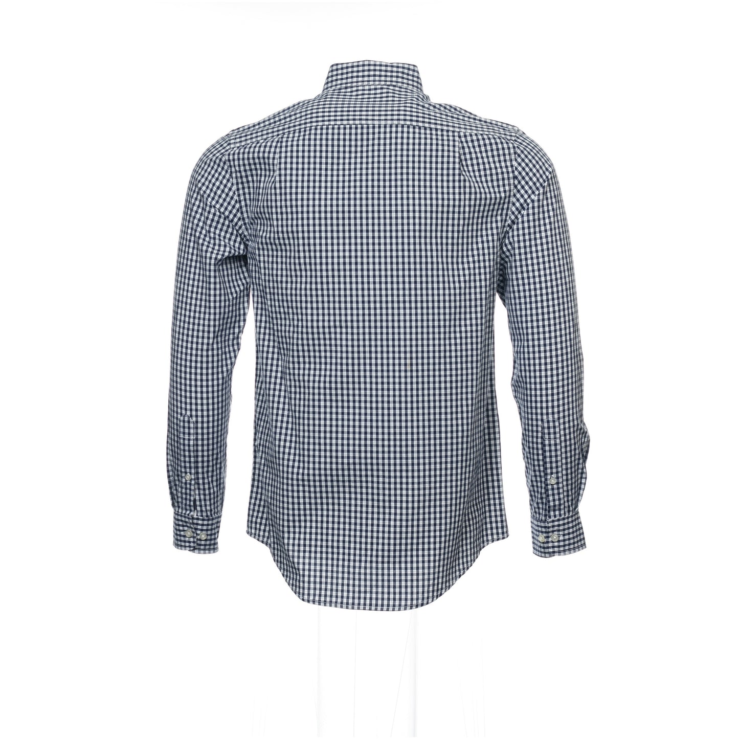 Club Room Men's Blue Window Pane Button Down Shirt