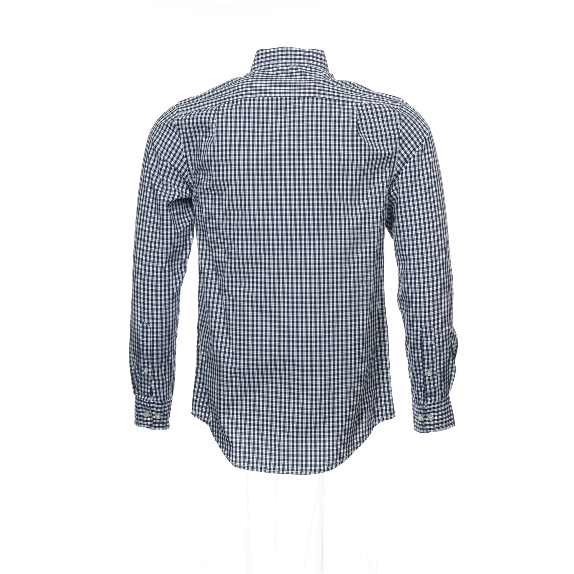 Club Room Men's Blue Window Pane Button Down Shirt