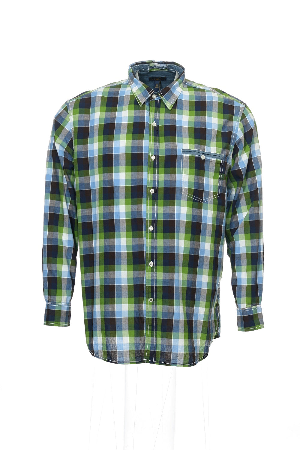 Club Room Men's Multi-Color Checked Button Down Shirt