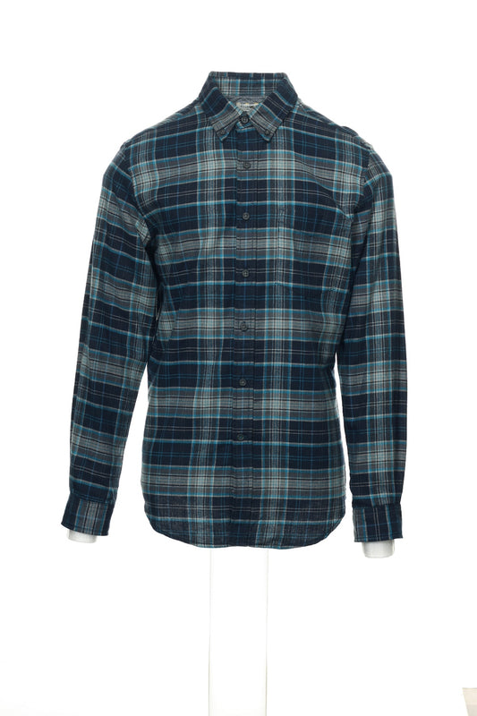 Club Room Men's Blue Plaid Button Down Shirt