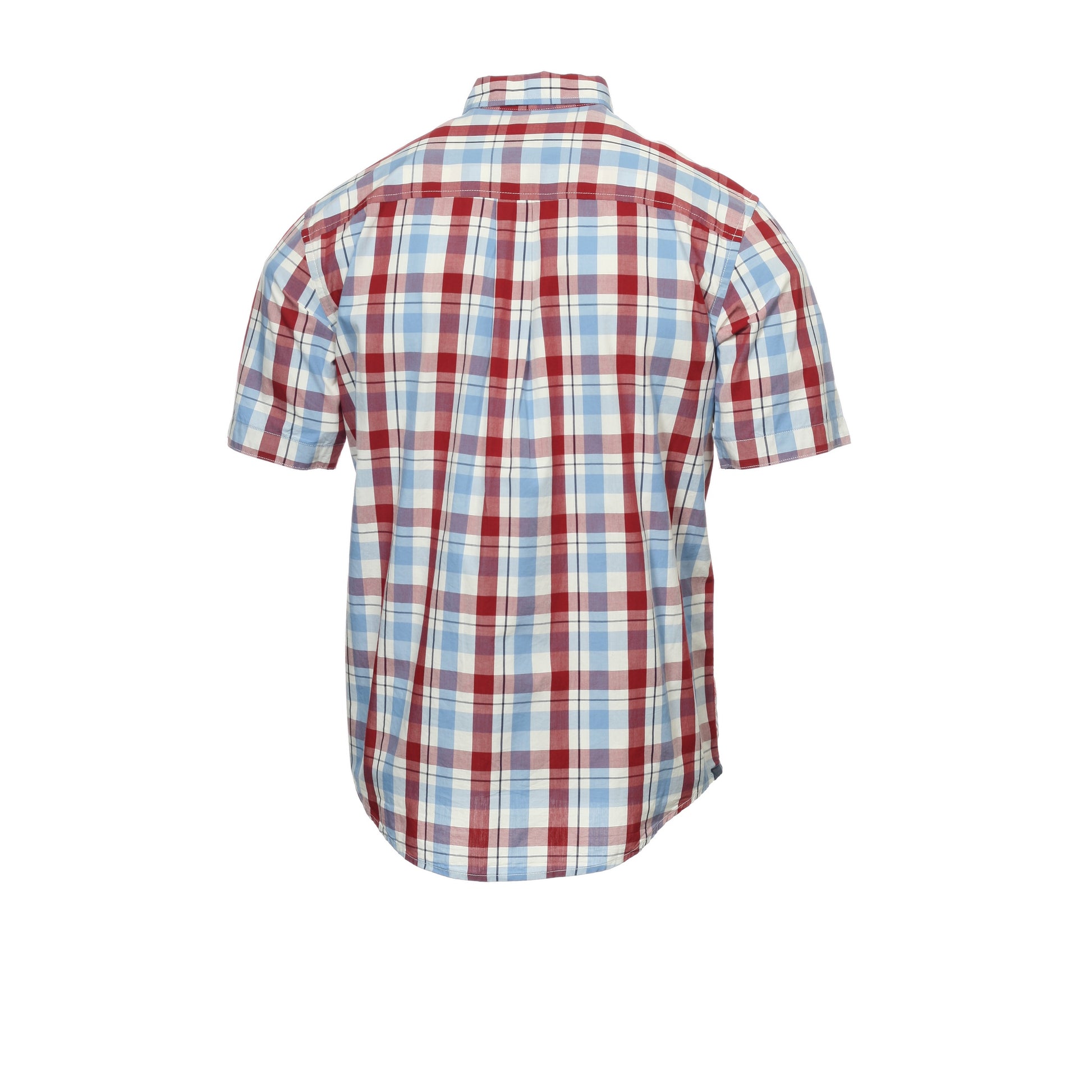 Club Room Men's Red Plaid Button Down Shirt