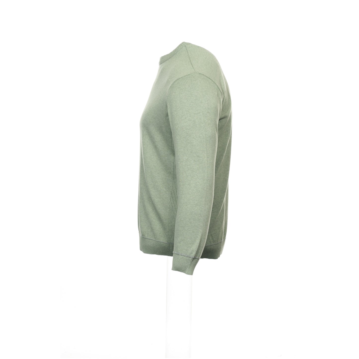 Club Room Mens Gypsy Green Heather Cotton Crewneck Sweater