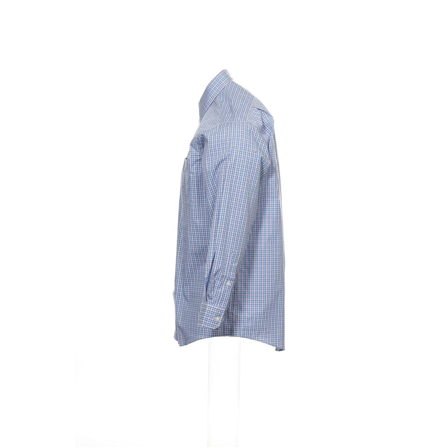 The Estate Dress Shirt by Club Room Men's Blue Plaid Button Down Shirt
