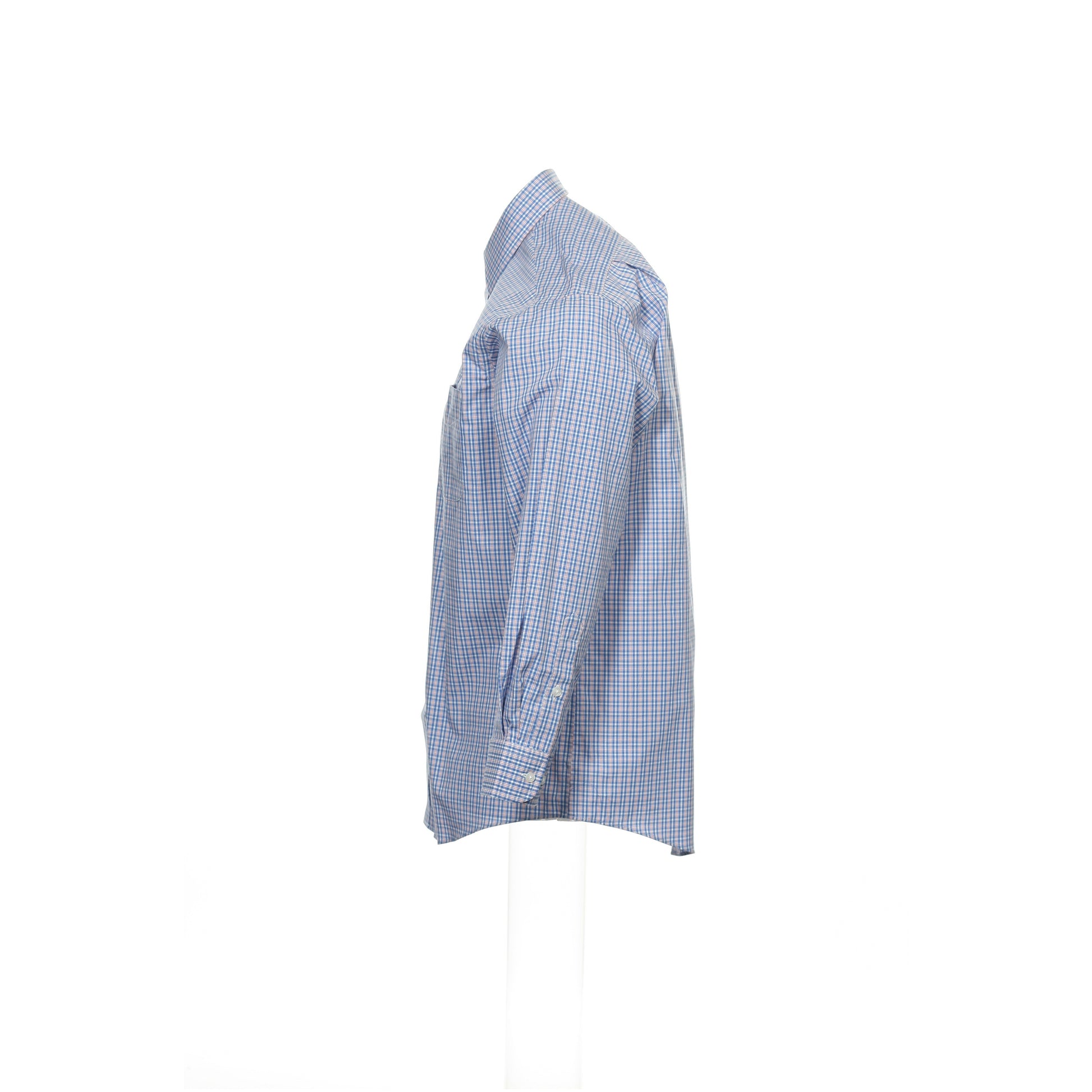 The Estate Dress Shirt by Club Room Men's Blue Plaid Button Down Shirt