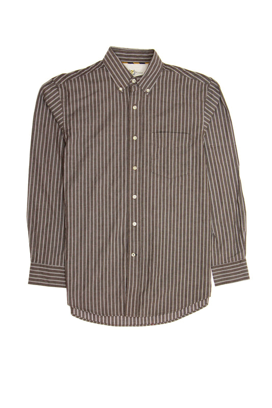 Club Room Men's Red Striped Button Down Shirt