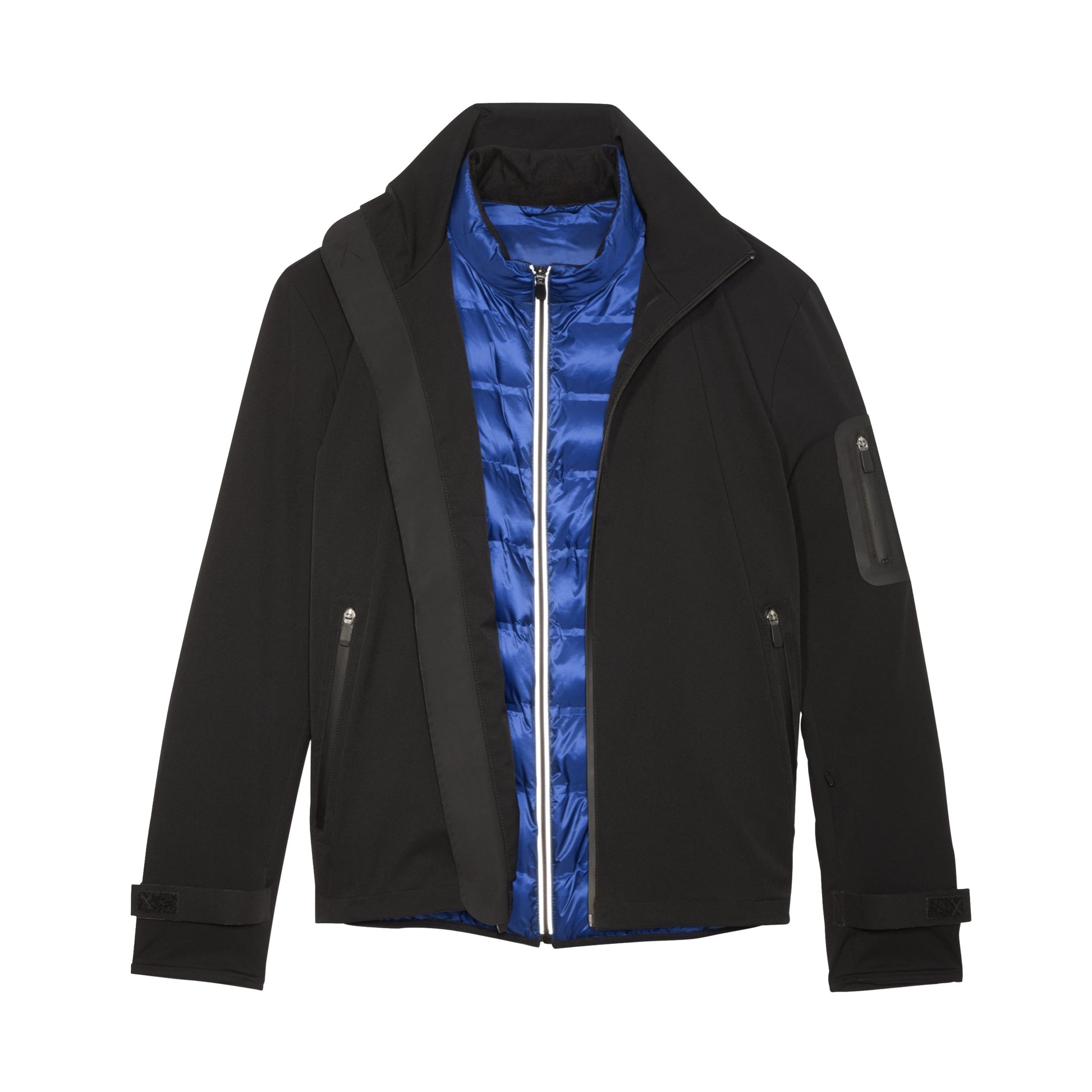 Michael Kors Kors X Tech Mens Black 3-in-1 Commuter Jacket