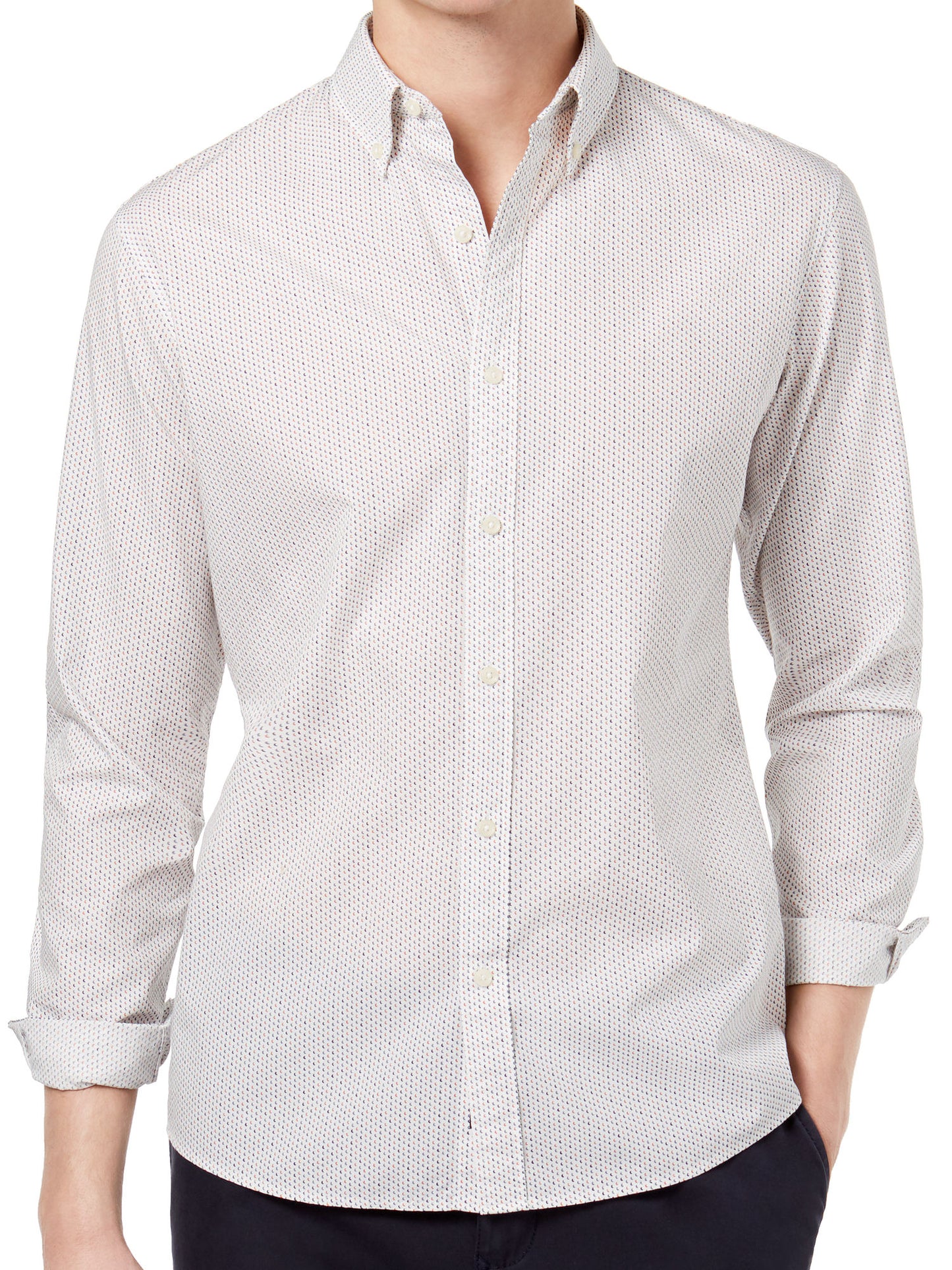 Michael Kors Men's Spice Slim-Fit Printed Button Down Shirt