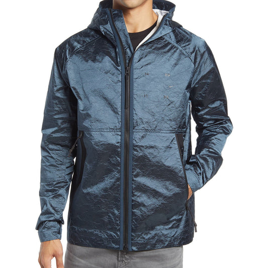 Nike Tech Pack Mens Deep Ocean Water Repellent Hooded Jacket