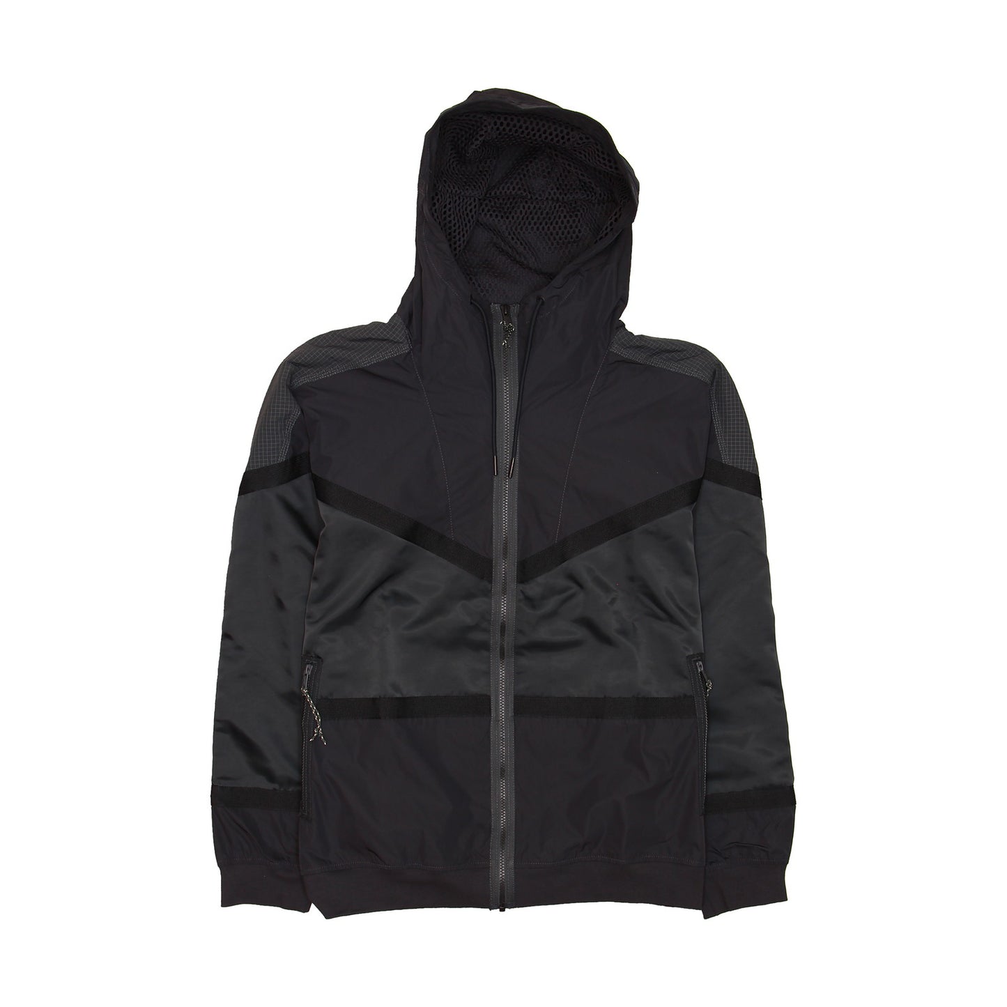 Nike Mens Black Water Resistant Hooded Jacket
