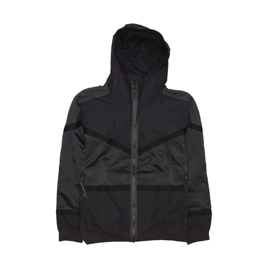 Nike Mens Black Water Resistant Hooded Jacket