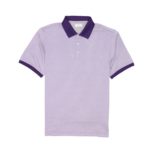 adiPURE by Adidas Men's Purple/White SS Polo Shirt