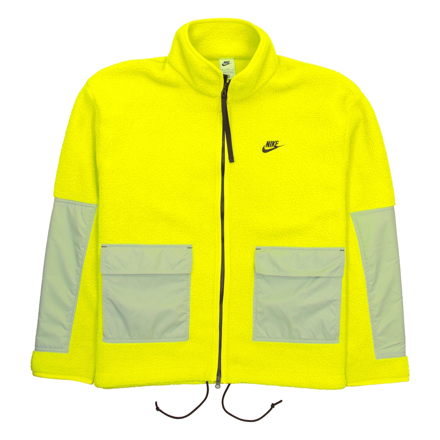Nike Sportswear Sport Essentials+ Men's Yellow Green Full Zip Fleece Jacket