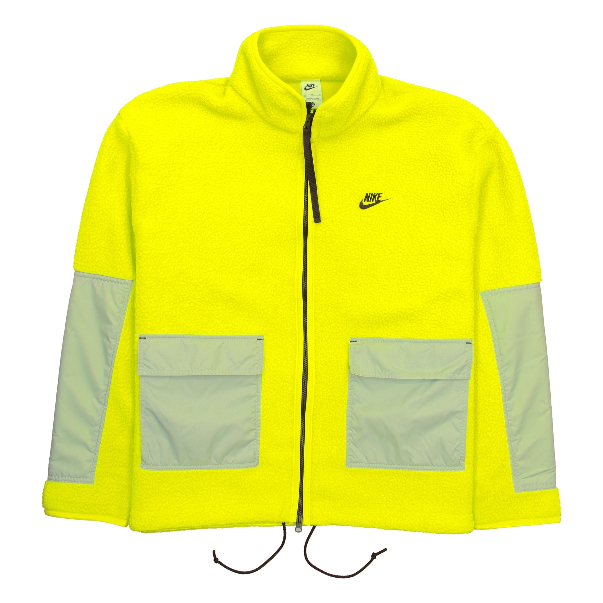 Nike Sportswear Sport Essentials+ Men's Yellow Green Full Zip Fleece Jacket