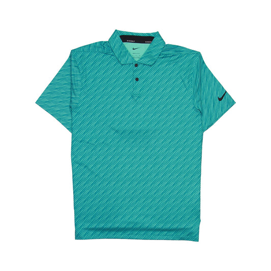 Nike Golf Dri-FIT Vapor Men's Green Striped Polo Shirt