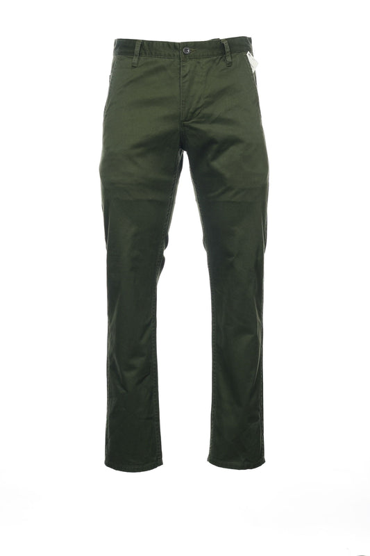 Dockers Men's Olive Green Flat Front Pants