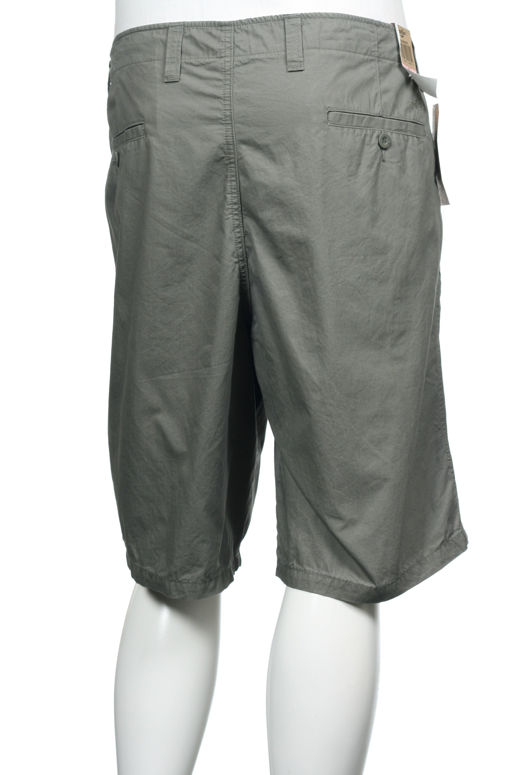 Dockers Men's Olive Green Flat Front Walking Shorts