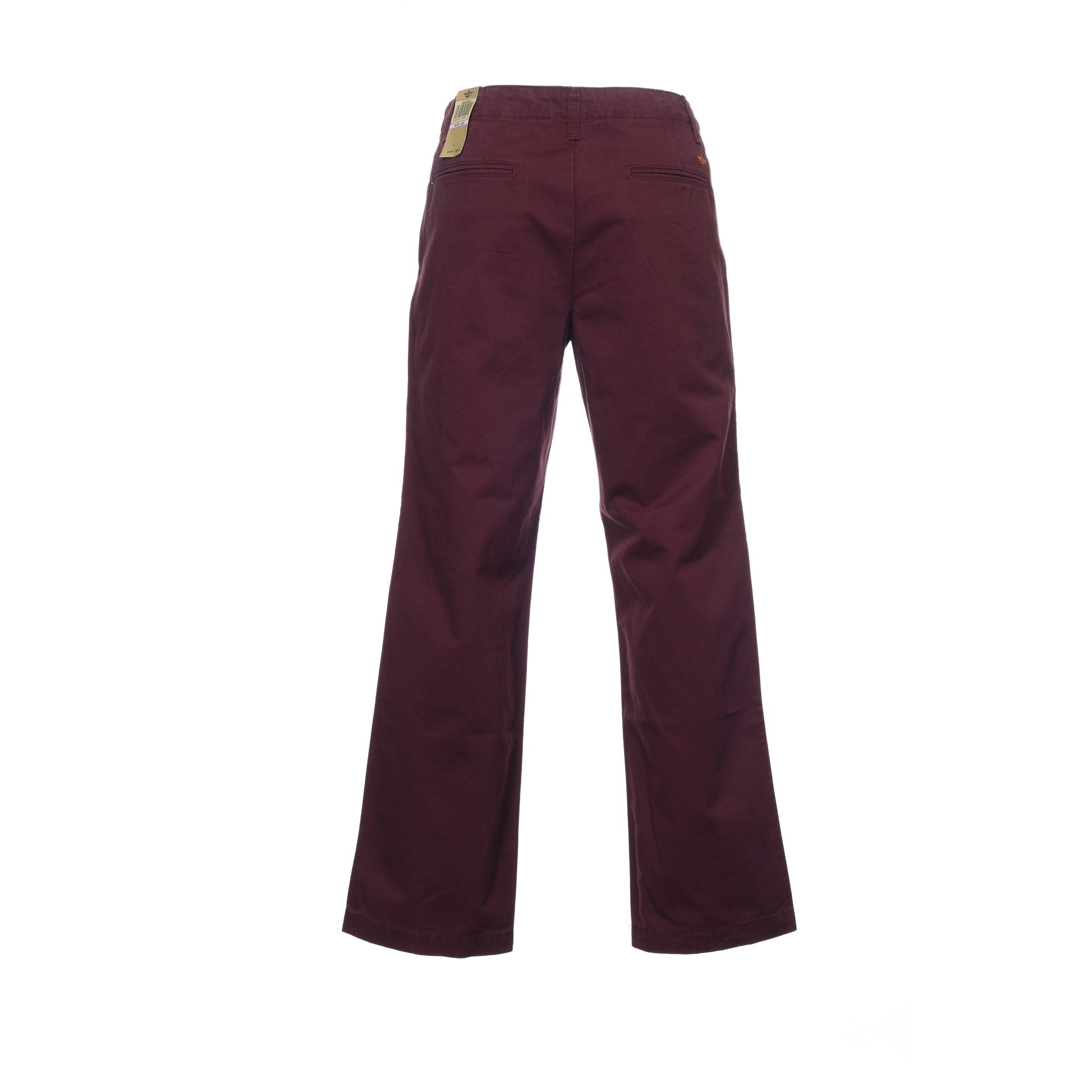 Dockers Mens Winetasting Off The Clock Khaki Straight-Fit Flat Front Pants
