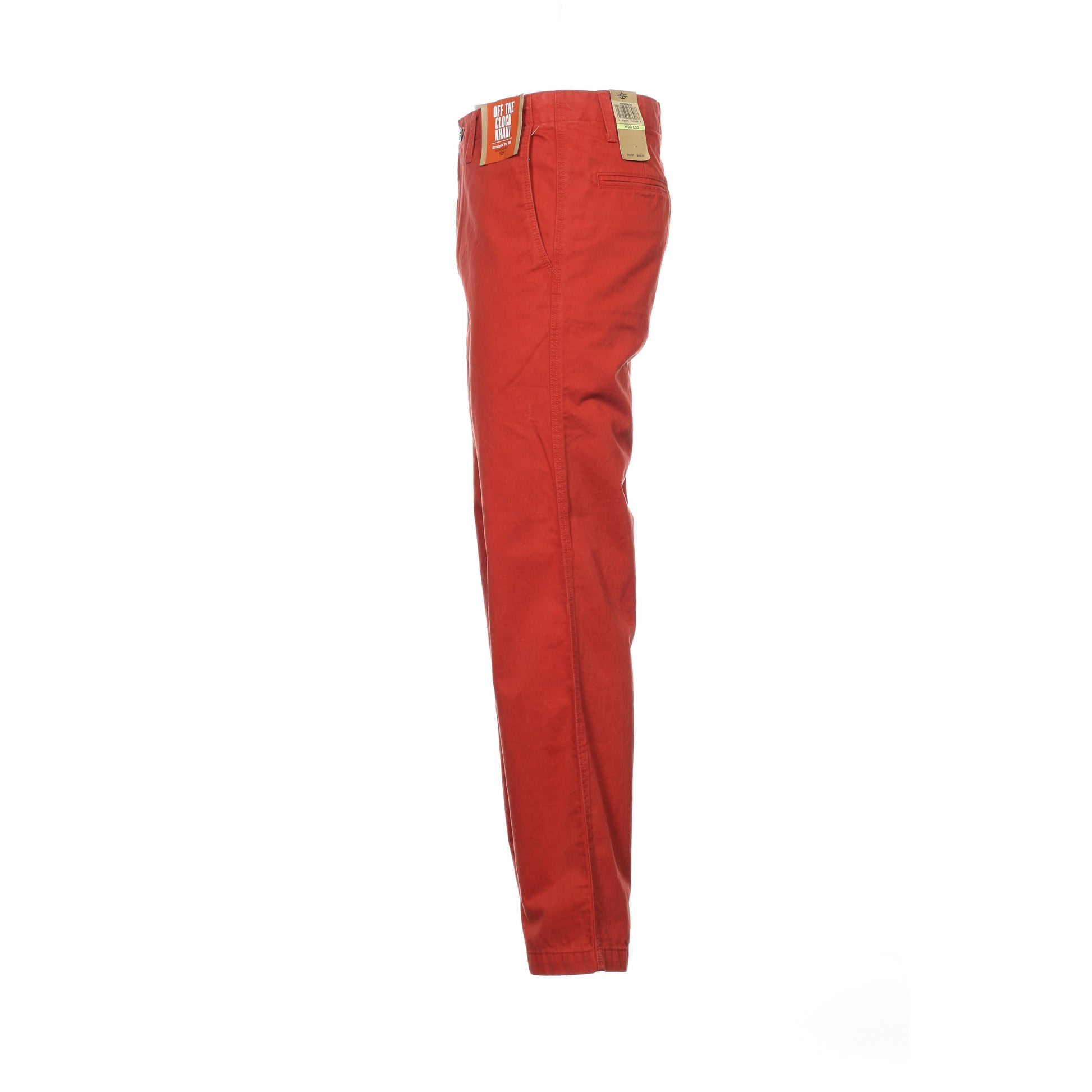 Dockers Men's Orange Flat Front Pants