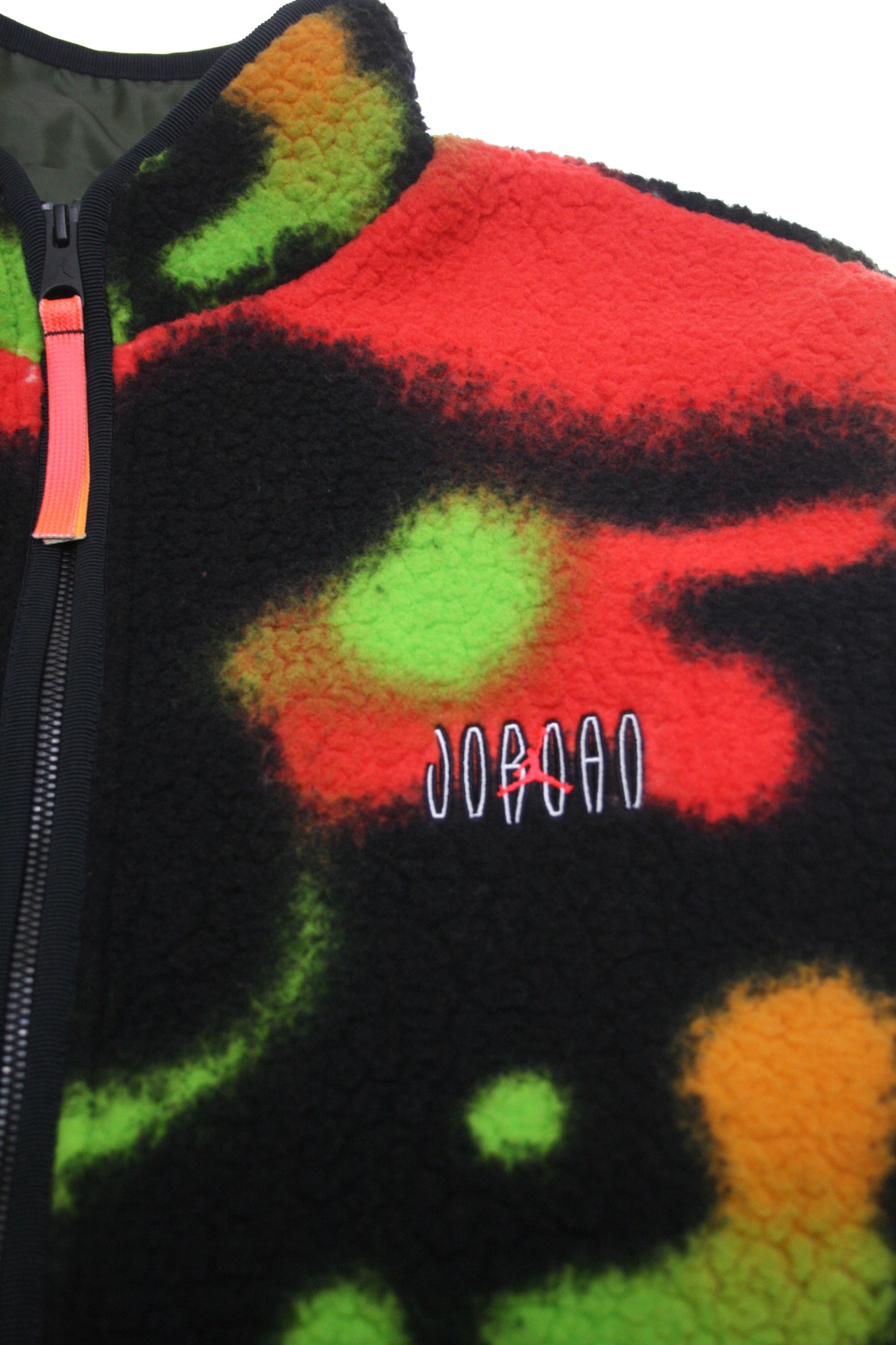 Nike Jordan Flight MVP Men's Allover Print Infrared 23 High-Pile Fleece Jacket