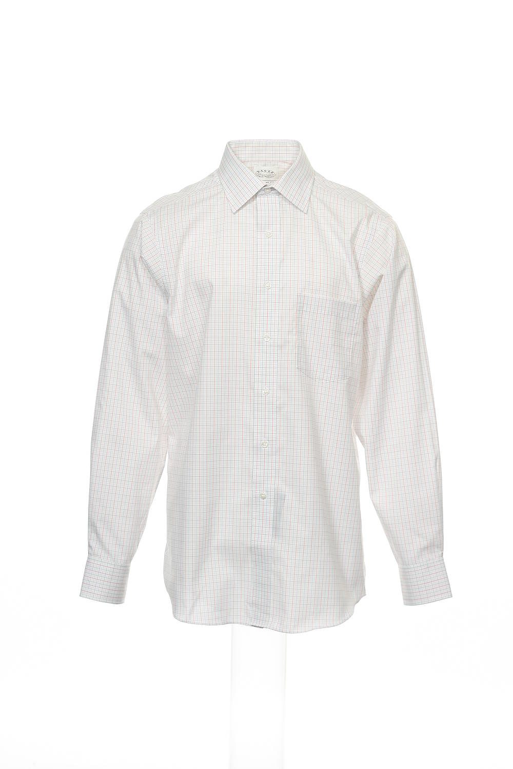 Eagle Men's Gray Plaid Button Down Shirt