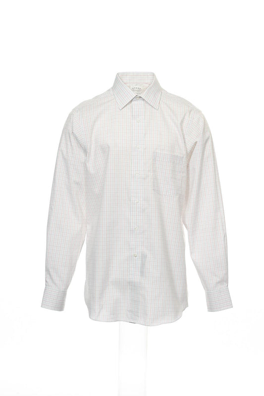 Eagle Men's Gray Plaid Button Down Shirt