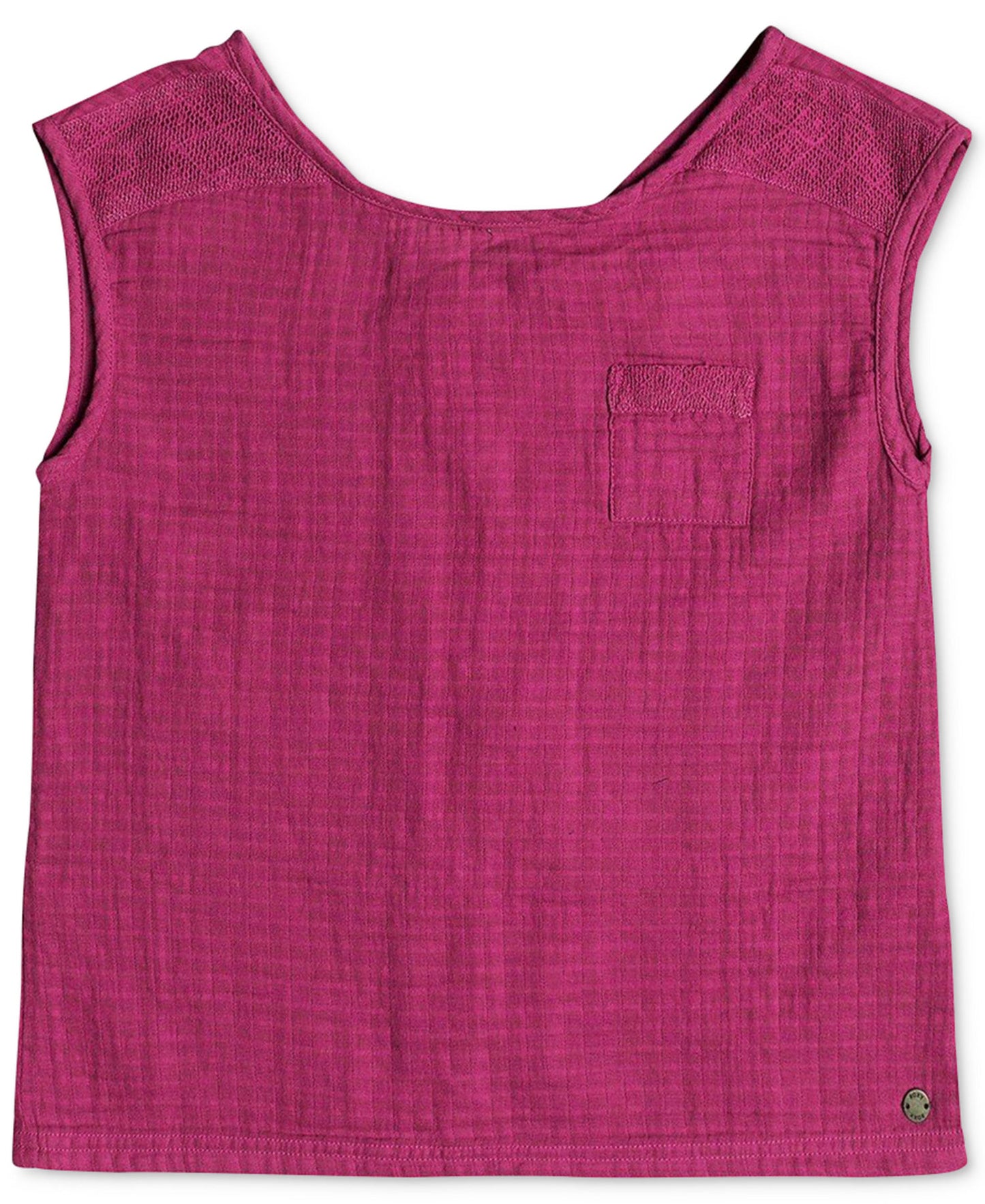 Roxy Girls Magenta Haze Sleeveless Cotton Top