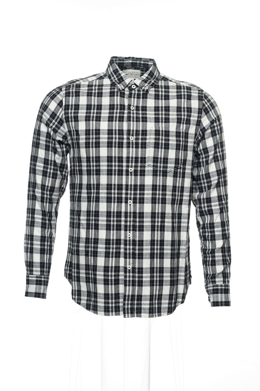 Field & Stream Men's Black Plaid Button Down Shirt