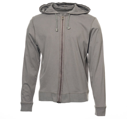 Field Gear Men's Cotton Full Zip Hoodie - Smog
