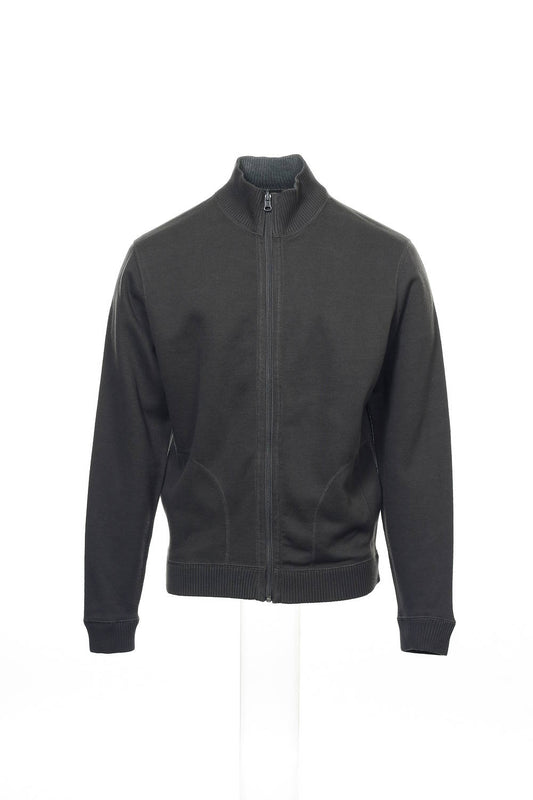 Field Gear Men's Gray Full Zip Sweatshirt