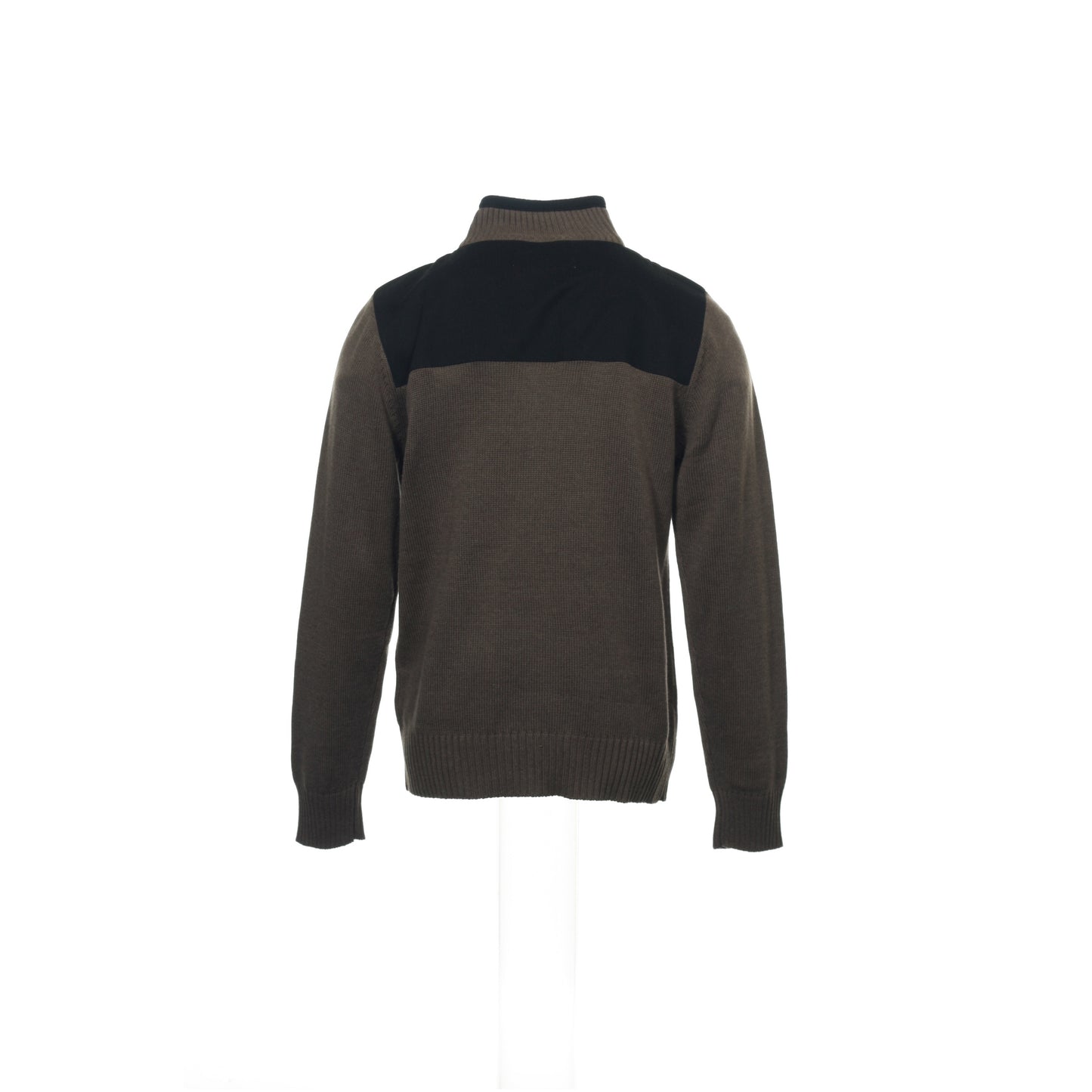 Field Gear Mens Bark Knit Cotton Blend 1/2 Half Zip Sweater