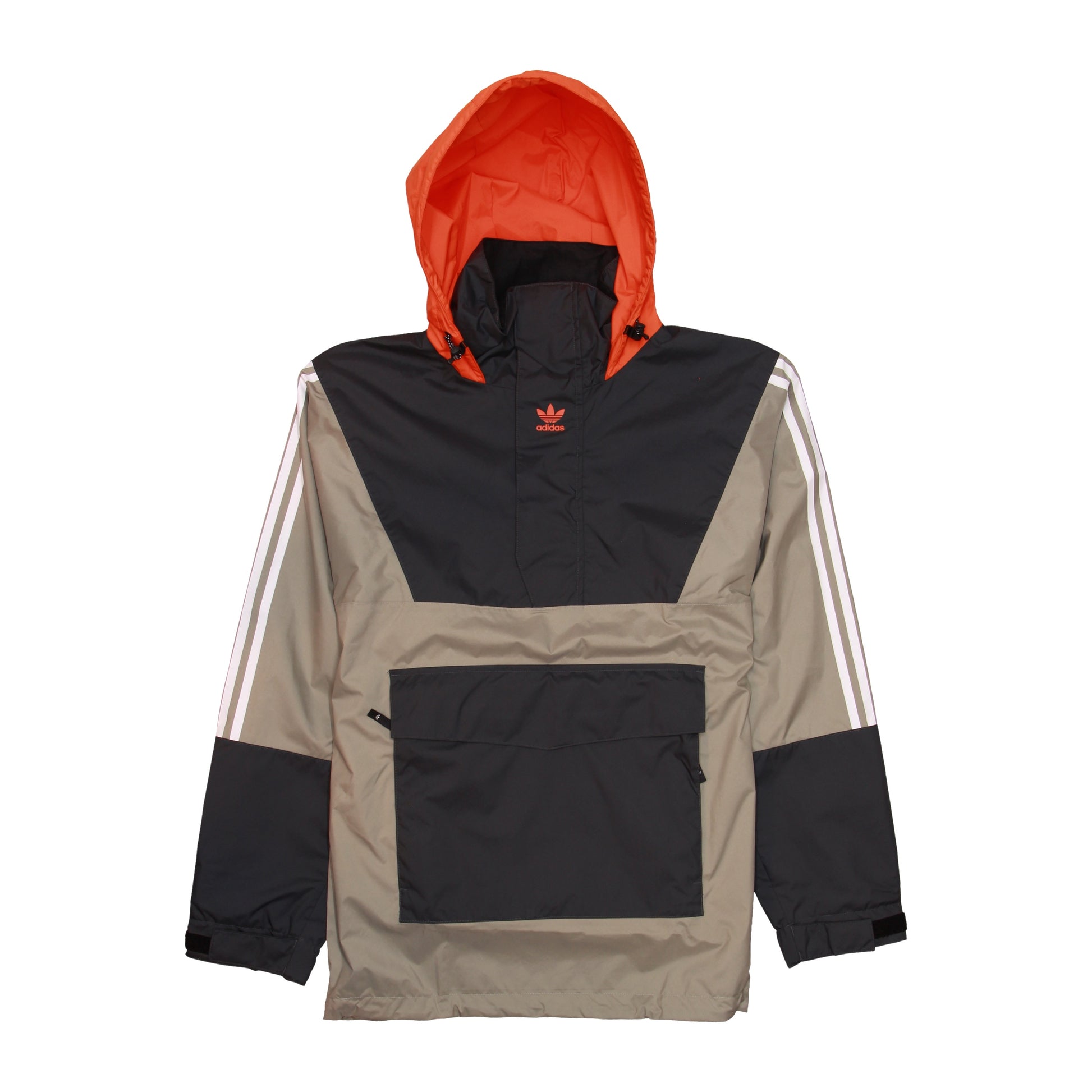 Adidas Unisex Grey Color Block 10K Snowboard Anorak Jacket