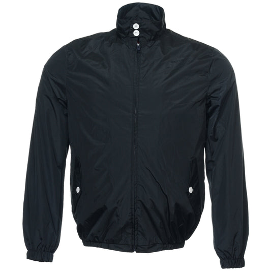 French Connection Men's Black Windbreaker Lightweight Jacket