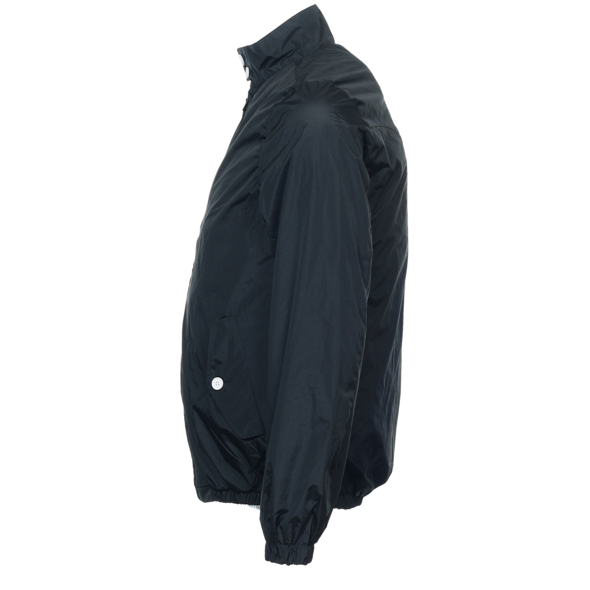 French Connection Men's Black Windbreaker Lightweight Jacket