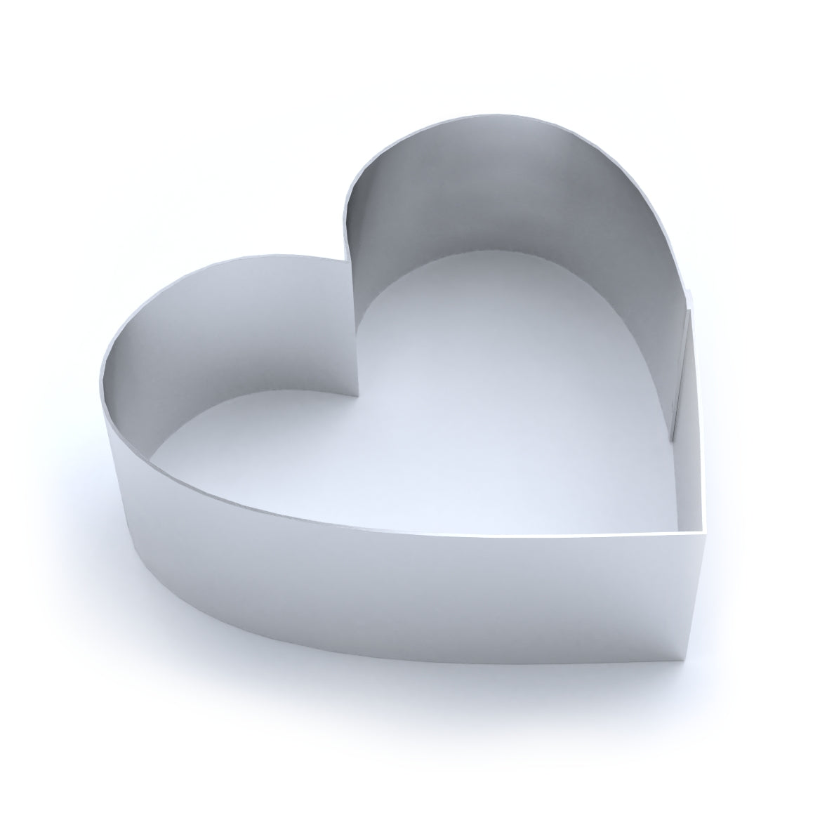 Frosted Sprinkles Heart Cookie Cutter Double-sided, Stainless Steel (Grade 316L SS)
